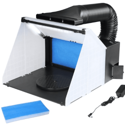 Cabine d'aspiration avec LED