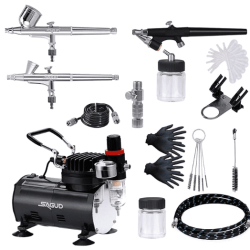 kit aérographe avec compresseur