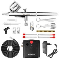 Kit aérographe avec mini compresseur